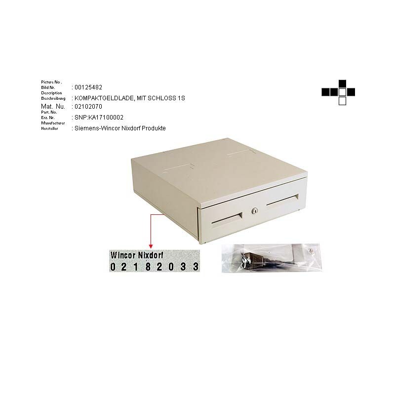 02102070 - COMPACT CASH DRAWER