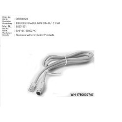 02031301 - CONNECTING CABLE MINI DIN RJ12 1 5M BEIG