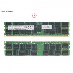38040993 - 16GB (1X16GB) 2RX4 L DDR3-1600 R ECC