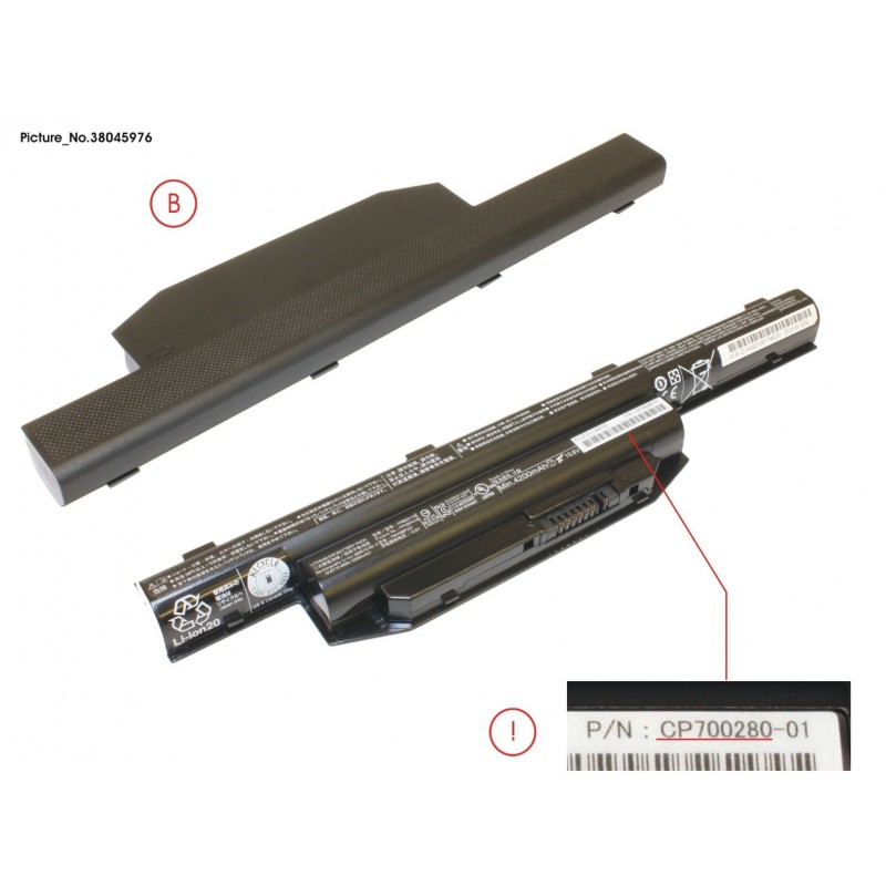 38045976 - -BT-1ST BATTERY (6 CELLS) 4500MAH 49WH