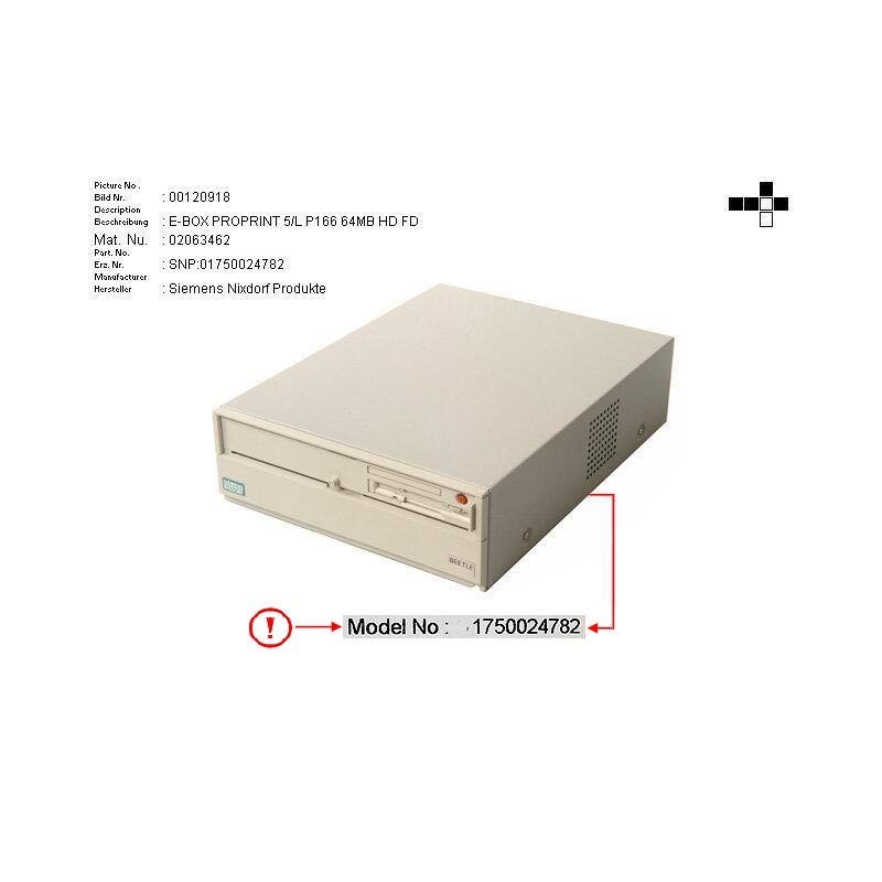 02063462 - E-BOX PROPRINT 5 L P166 64MB HD FD