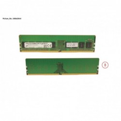 38062844 - 4GB (1X4GB) 1RX8 DDR4-2400 U ECC