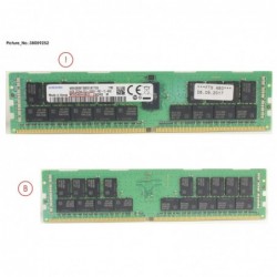 38059252 - 64GB (1X64GB) 4RX4 DDR4-2666 3DS ECC