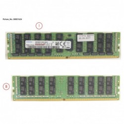 38057624 - 64GB (1X64GB) 4RX4 DDR4-2666 LR ECC