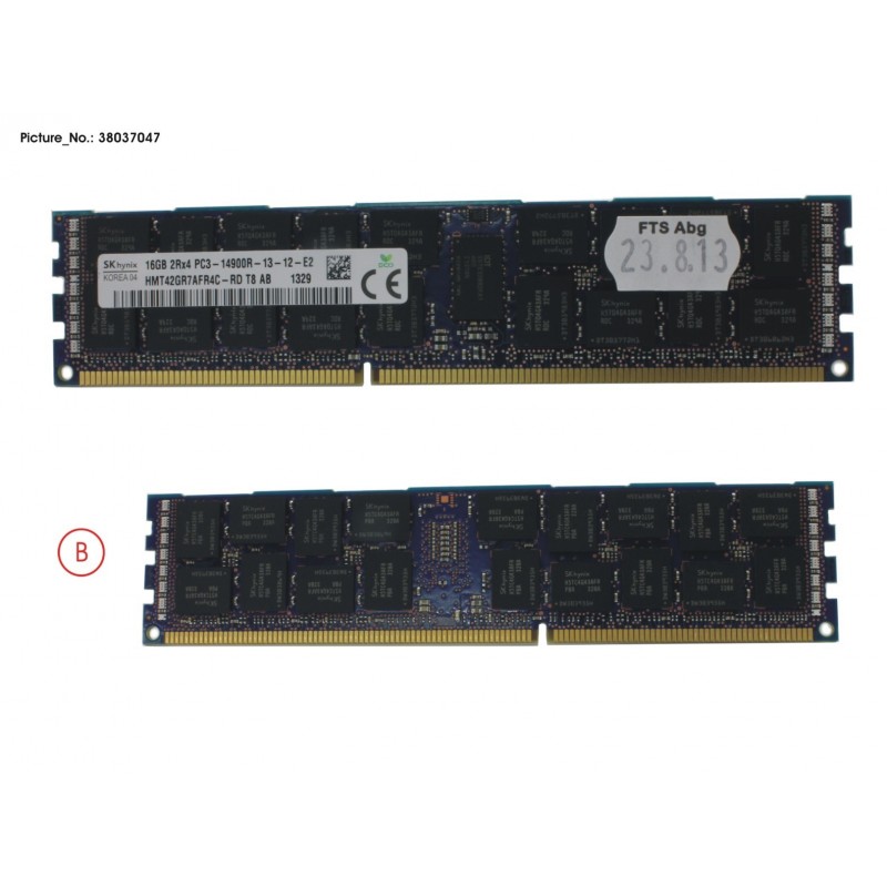38037047 - 16 GB DDR3 RG 1866 MHZ PC3-14900 2R