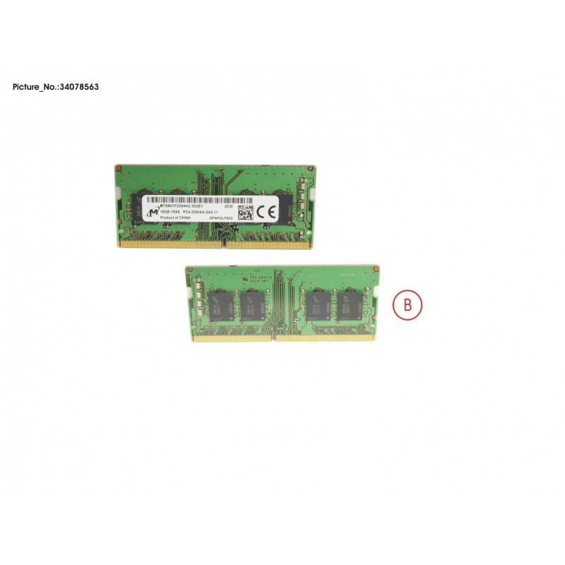 34078563 - MEMORY 16GB