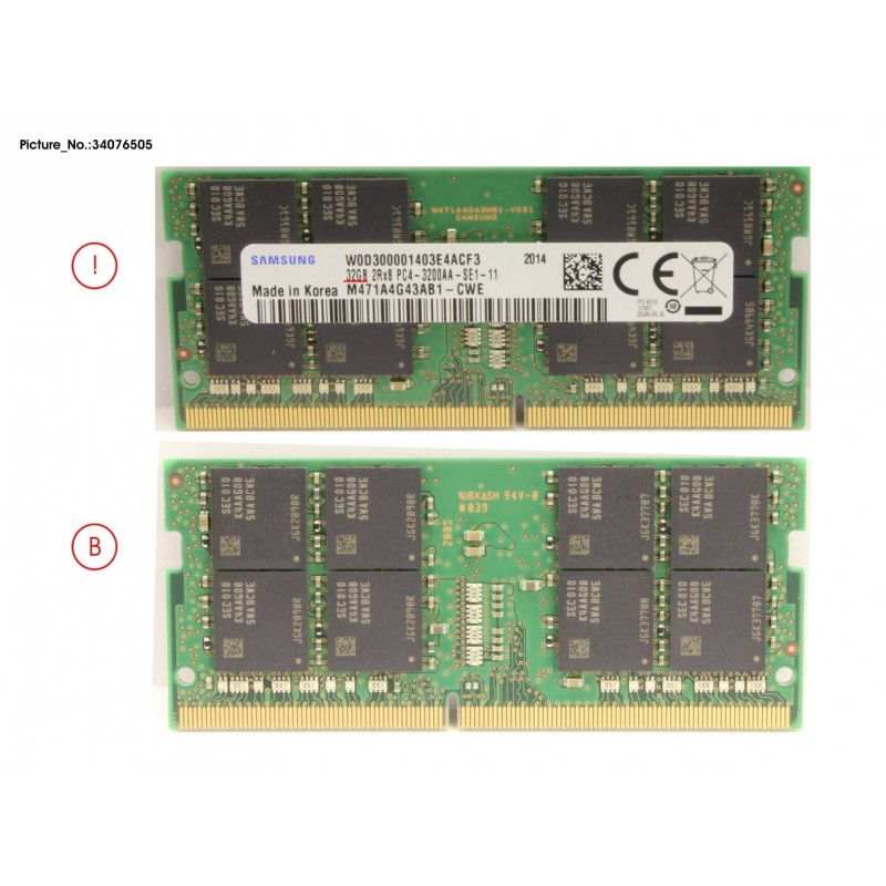 34076505 - MEMORY 32GB