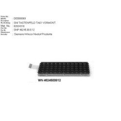 02024318 - KEYBOARD TA61 ASSY.