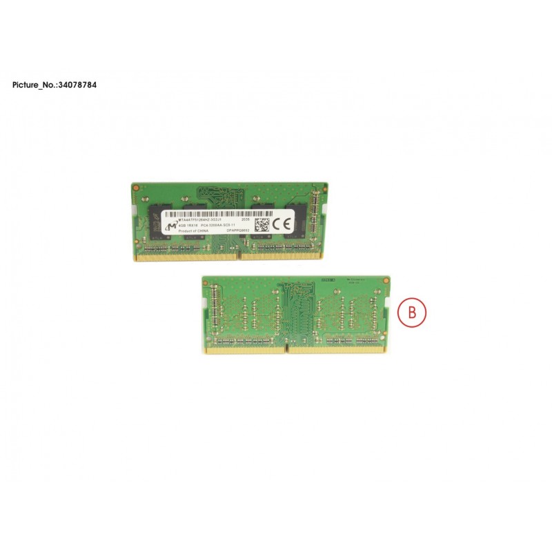 34078784 - MEMORY 4GB