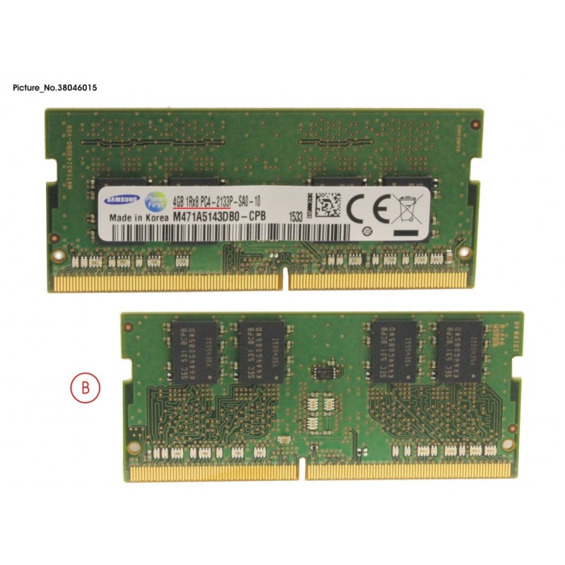 38046015 - MEMORY 4GB DDR4-2133