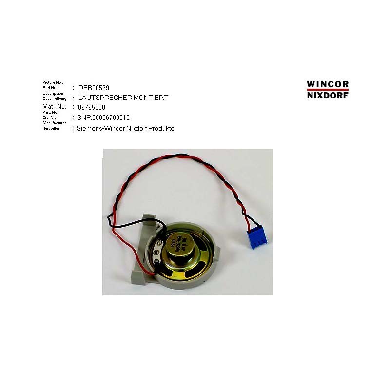 06765300 - LOUDSPEAKER ASSD