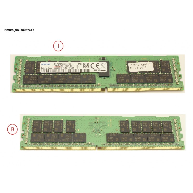 38059448 - 16GB 2RX4 DDR4 R