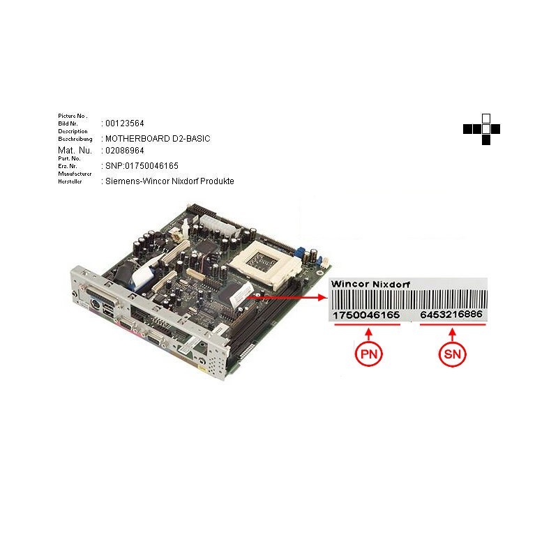 02086964 - MOTHERBOARD D2-BASIC