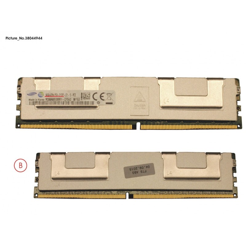 38044944 - 64GB (1X64GB)4RX4 DDR4-2133 LR ECC