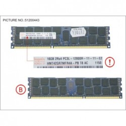 38019761 - 16GB (1X16GB) 2RX4 L DDR3-1600 R ECC
