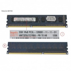 38019748 - 2GB (1X2GB) 1RX8 L DDR3-1600 U ECC