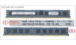 38019745 - 4GB (1X4GB) 1RX4 L DDR3-1600 R ECC