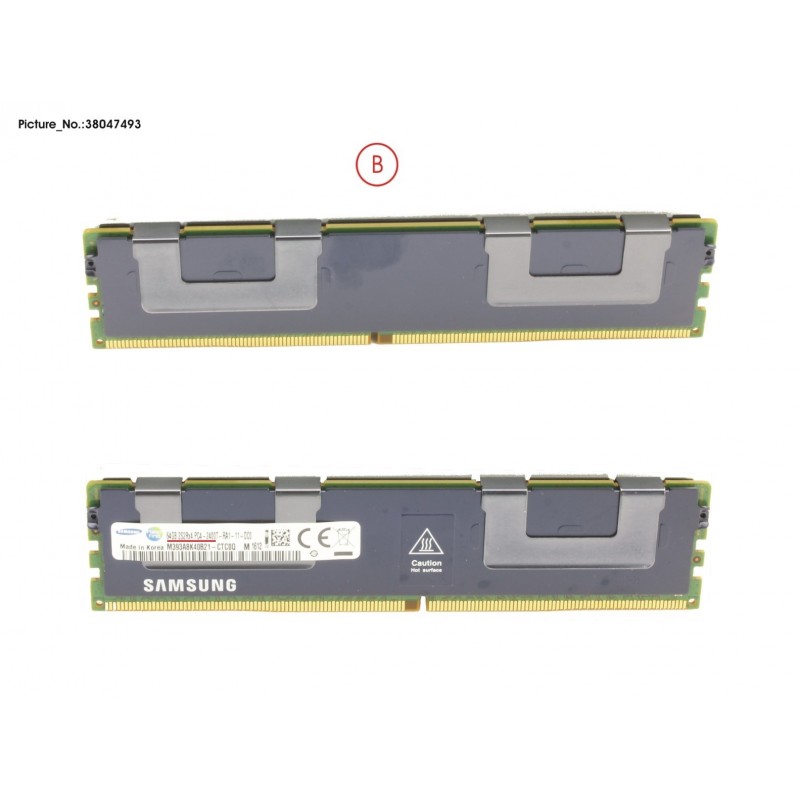 38047493 - 64GB (1X64GB) 4RX4 DDR4-2400 3DS ECC