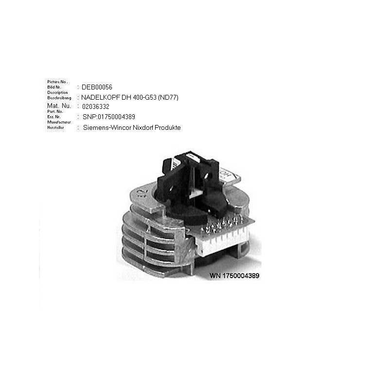 02036332 - PRINT HEAD ND77 ND210