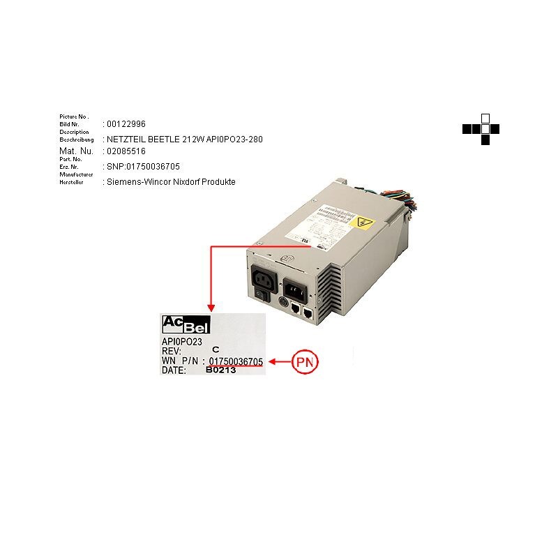 02085516 - PS BEETLE 212W API0PO23-280