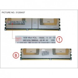 38019749 - 16GB (1X16GB) 4RX4 L DDR3-1333 LR ECC