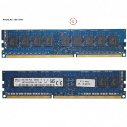 38038803 - 8GB (1X8GB) 2RX8 L DDR3-1600 U ECC