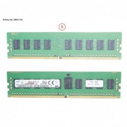 38041736 - 8GB (1X8GB) 2RX8 DDR4-2133 R ECC