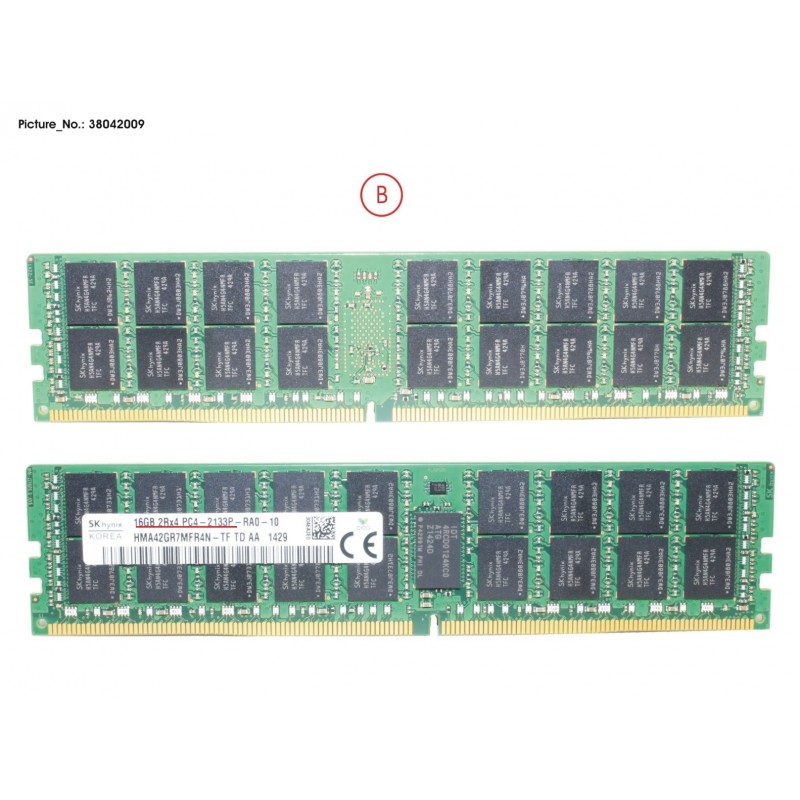 38042009 - MEMORY 16GB DDR4-2133 RD