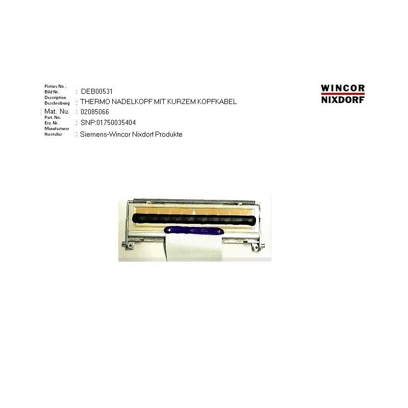 02085066 - THERMAL PRINTHEAD ASSY SHORT FLAT CABLE