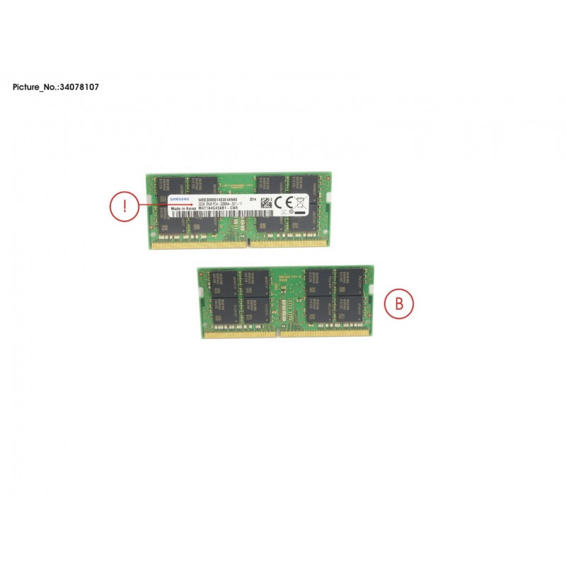 34078107 - MEMORY 32GB-3200 DDR4