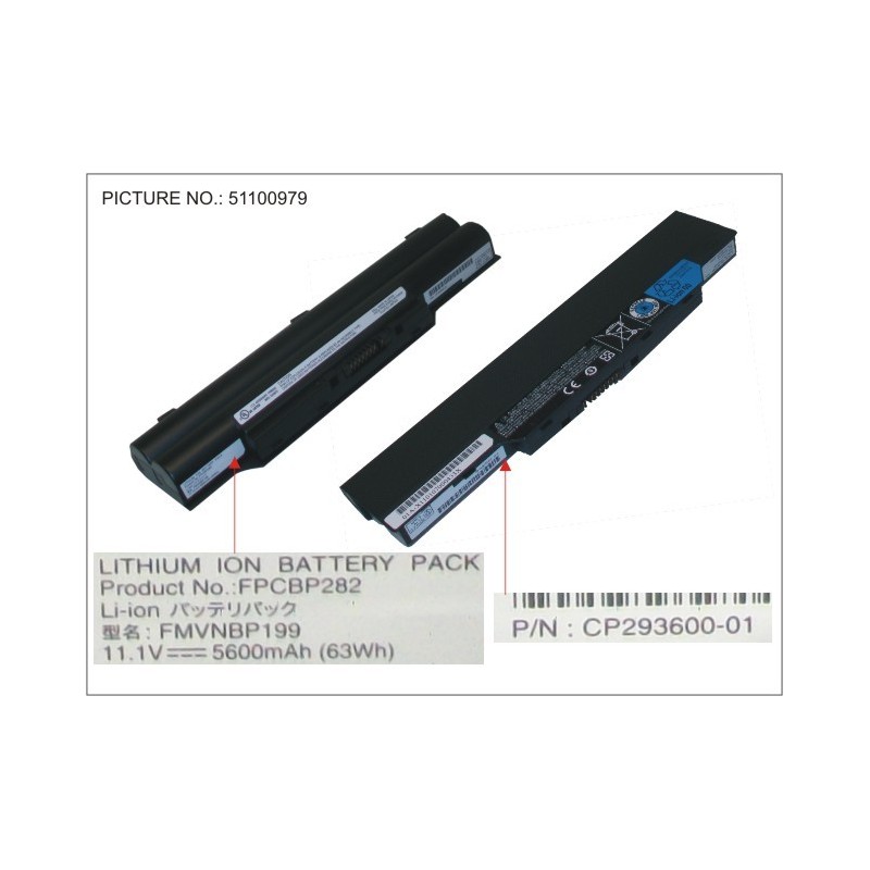 38018055 - -BT-1ST BATTERY (6 CELLS) 5800MAH