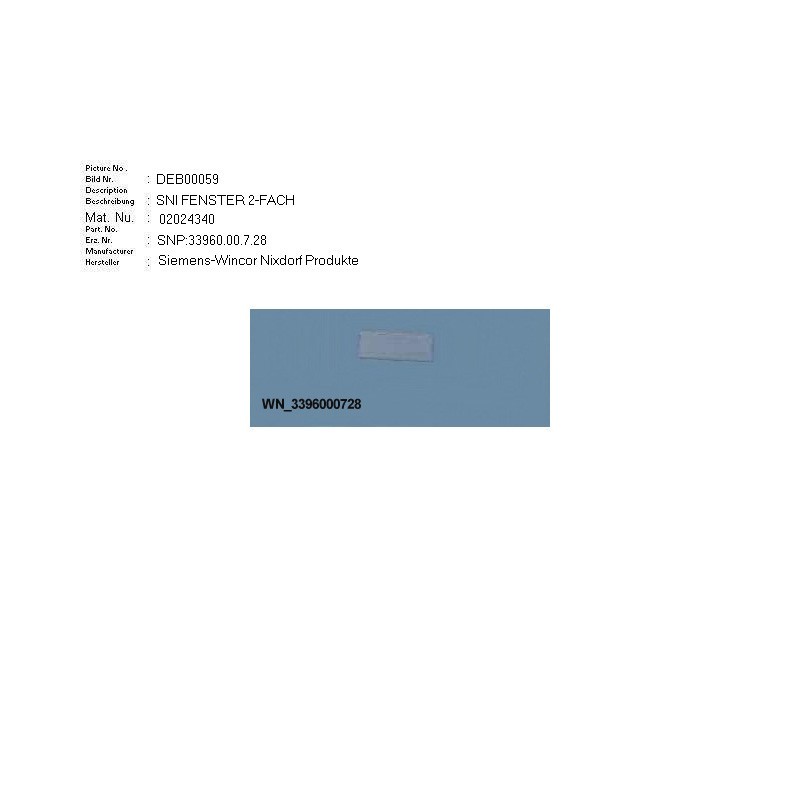 02024340 - WINDOW DOUBLE