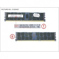 38019896 - 16GB (1X16GB) 2RX4 L DDR3-1600 R ECC