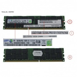 34039983 - DX8700 S2 CACHE DDR3 16GB (SET 3X 16GB)