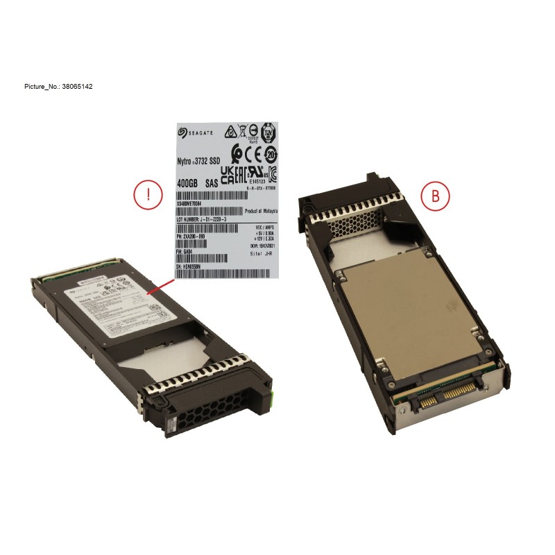 38065142 - DX AF SSD SAS 2.5  400GB 12G