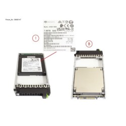 38065147 - DX AF SSD SAS 2.5  7.68TB 12G