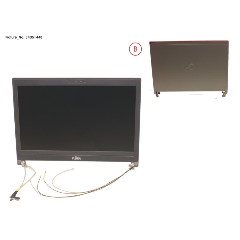 34051448 - LCD MODULE W/ CAM(EDP,HD) !SBM15004!