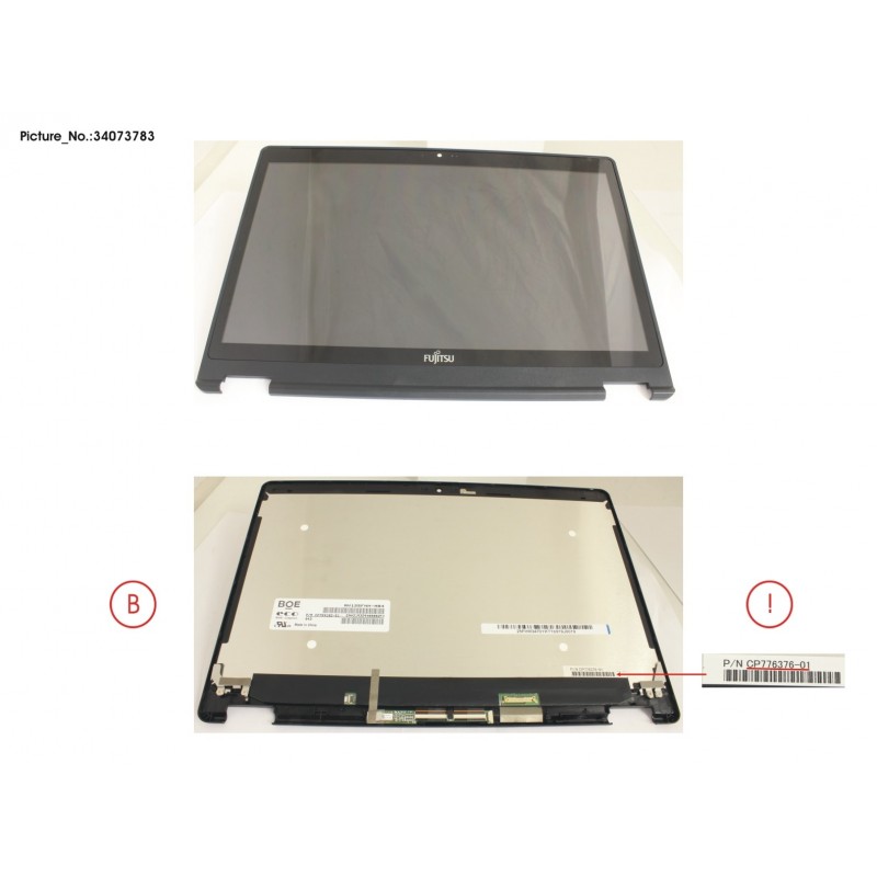 34073783 - LCD ASSY FHD, G INCL.TOUCHPANEL