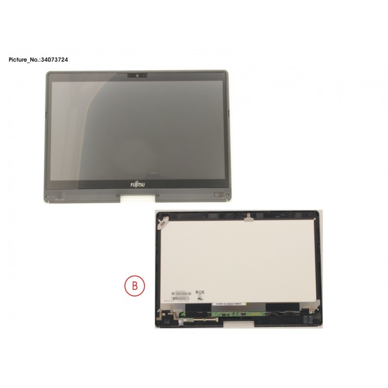 34073724 - LCD ASSY, AG INCL. TP AND DIGITIZER