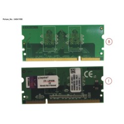 34041900 - 256MB  144-PIN  DDR2 SDRAM DIMM (LJ2015)