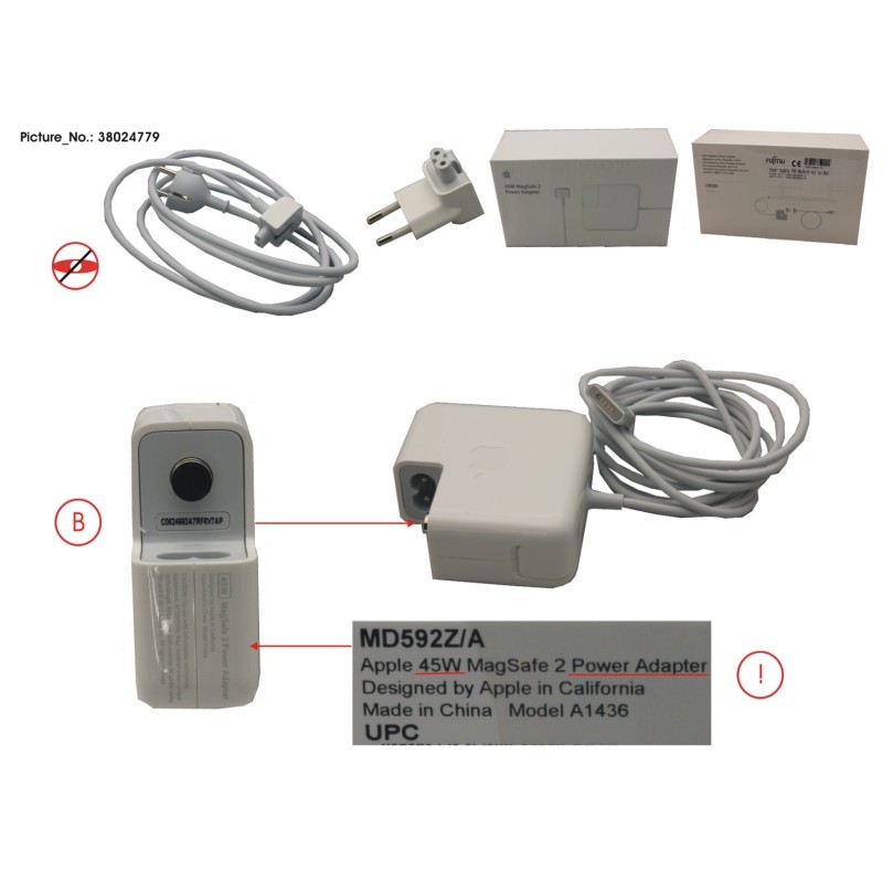 38024779 - 45W POWER ADAPTER