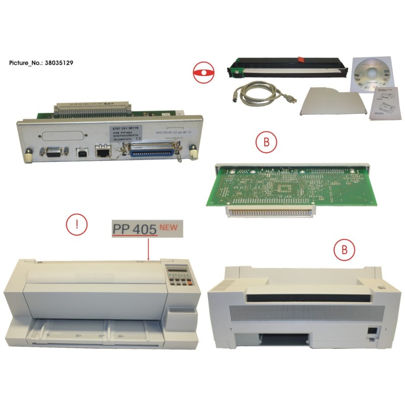 38035129 - MATRIX PRINTER 110V - PSI PP405