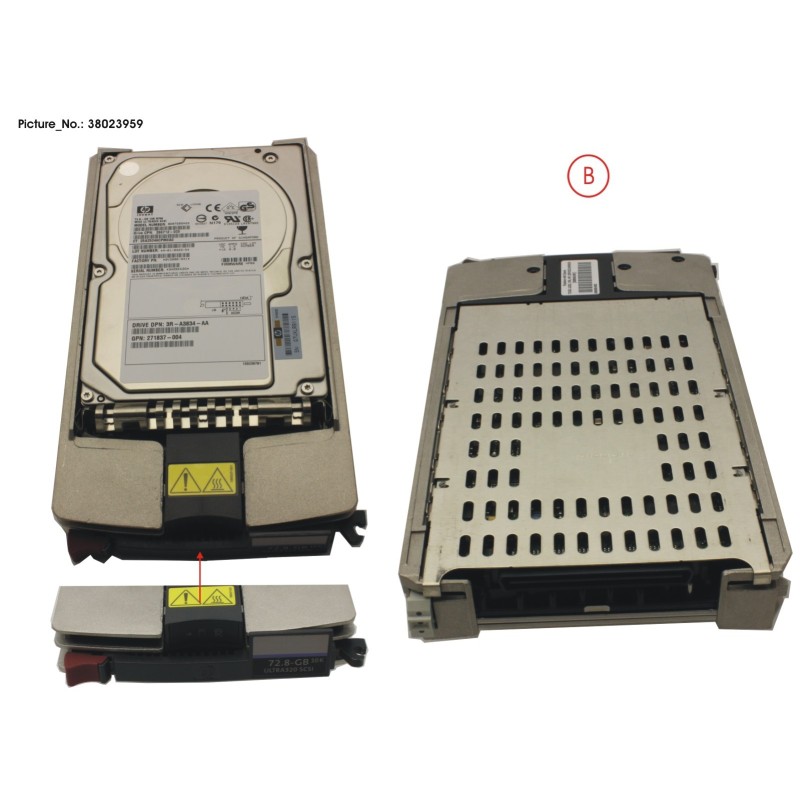 38023959 - HP 72.8GB HARD DISK DRIVE