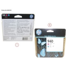 34048158 - HP 940 OFFICEJET PRINTHEAD CYAN MAGENTA