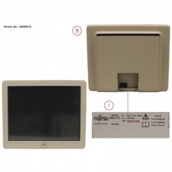 38040510 - D25 15'' LCD RES TOUCH WHITE