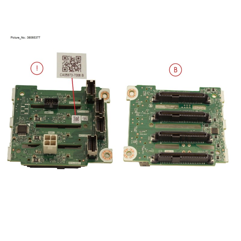 38065377 - 4X2.5 NVME GEN4 HDD BP