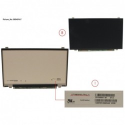 38045967 - LCD PANEL AG, W/ RUBBER (EDP, HD)