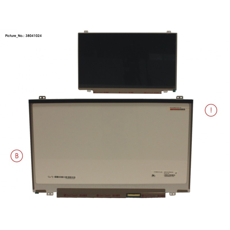 38041024 - LCD PAN LGD,LP140WD2-TLD2(LVDS,HD+)W/RBR