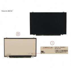 38041027 - LCD PAN LGD,LP140WH8-TLB1(LVDS,HD)W/RBR