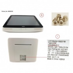 38058928 - D75P 15'' LED P-CAP TOUCH WHITE